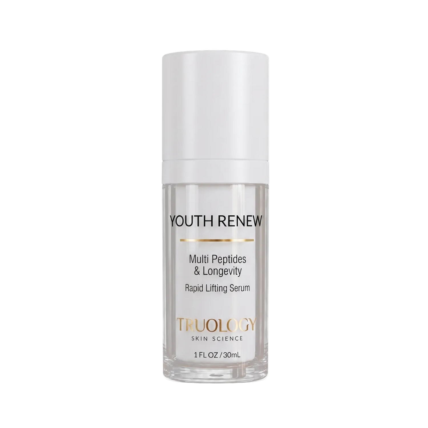 Truology Youth Renew Multi Peptides & Longevity Serum on white background