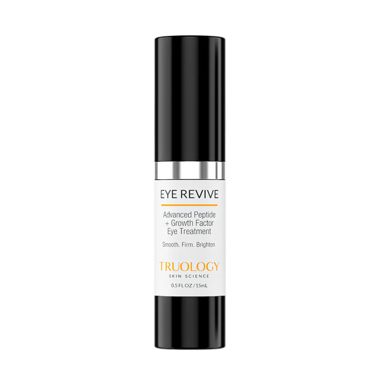 Truology Eye Revive eye treatment bottle on a white background