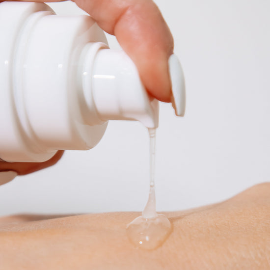 Truology Youth Renew Multi Peptides & Longevity Serum texture on hand